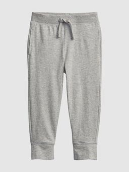 GAP - Boys Grey Relaxed Fit Mid-Rise Melange Jogger
