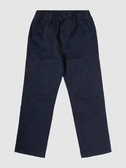 GAP - Boys Navy Blue Mid-Rise Slim Fit Chino Trouser