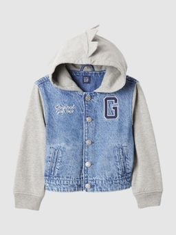GAP - Boys Blue Color-Block Denim Jacket