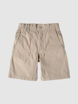 GAP - Boys Beige Solid Regular Shorts
