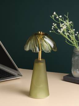 De Maison Decor - Calista Crystelle Glass Lamp