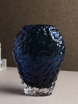 De Maison Decor - Torrent Blue Crystal Vase Tall