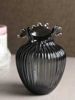 De Maison Decor - Gatsby Grey Glass Vase Small