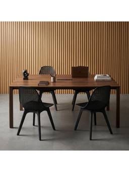 The Artment - Black Flora Chair (Pack of 4)