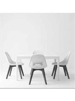 The Artment - White Flora Chair (Pack of 4)