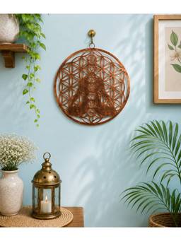 DULI - Spiritual Buddha & 7 Chakras Metal Wall Art for Meditation Room