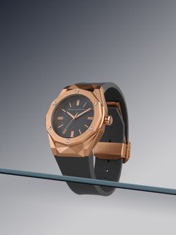 French Connection - Diamond Shaped Grey-Gold Dial Analog Watches for Men - Fcp47Gl-R (M)