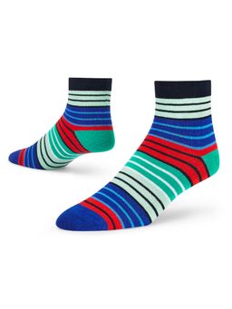 Dynamocks - Stripes 12.0 - Men and Women Ankle Length Socks - Free Size