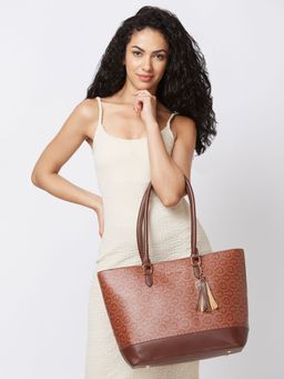 Caprese - Cleo Laptop Tote Bag Brown