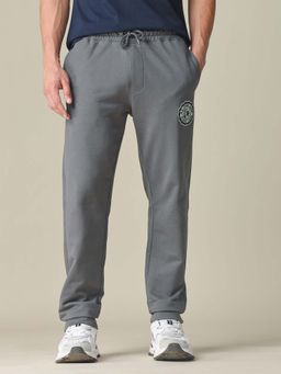 U.S. Polo Assn. Denim Co. - Men's Grey Mid Rise Solid Track Pants
