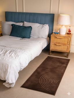 RALIA HOMES - The Orbit Serene Arc Bedside Runner Brown