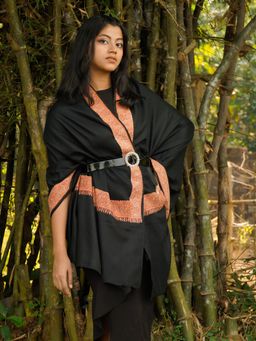 Zamour - Kashmiri Embroidery Wool Shawl for Women