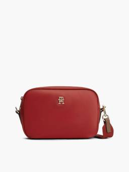 Tommy Hilfiger - Solid Red Nylon Sling Bag