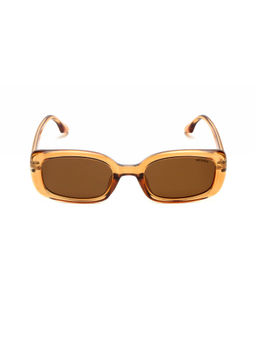 Mespee - Brown Square Full Plastic Sunglasses (ZN3556-C3) (52)