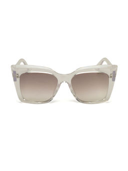 Mespee - Clear Cat Eye Full Plastic Sunglasses (ZN3558-C3) (56)