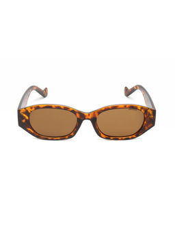 Mespee - Tortoise Full Plastic Women UV Protected Sunglasses (ZN3562-C2) (55)