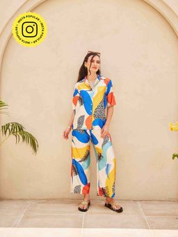 HOUSE OF SAL - Multicolor Pola Printed Co-Ord (Set of 2)