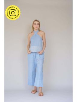 HOUSE OF SAL - Blue Cuba Co-Ord Set (Set of 2)