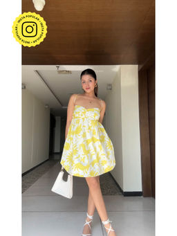 HOUSE OF SAL - Printed Balloon Dress