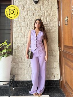 HOUSE OF SAL - Cali Co-Ord Set - Lavender