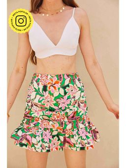 HOUSE OF SAL - Printed Multi-Color Skirt