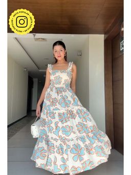 HOUSE OF SAL - Women Multi-Color Polyester Printed Dress