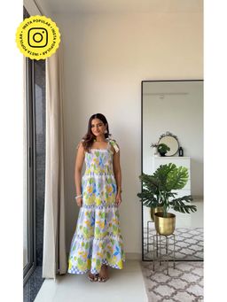 HOUSE OF SAL - Women Multi-Color Polyester Printed Dress