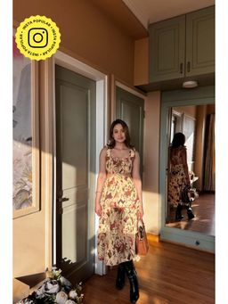 HOUSE OF SAL - Printed Midi Dress