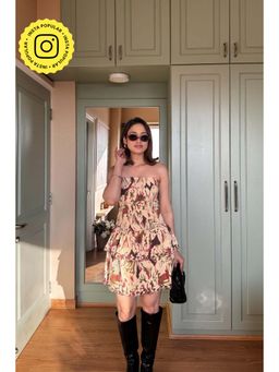 HOUSE OF SAL - Embroidered Tube Dress