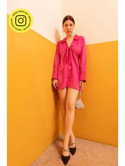 HOUSE OF SAL - Satin Knot Dress
