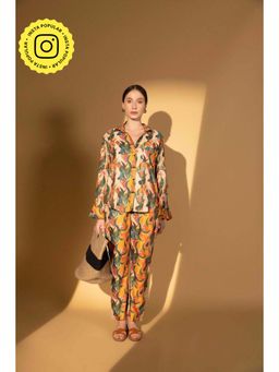 HOUSE OF SAL - Green Tropical Pants