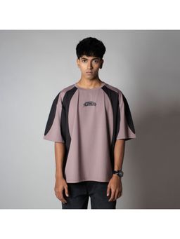 HOP HEAD - Purple Tencel Crew Neck T-Shirt