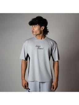 HOP HEAD - Grey Suede Crew Neck T-Shirt