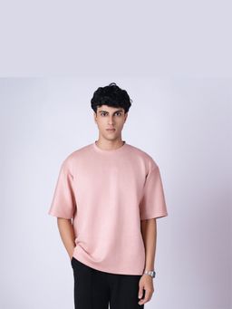 HOP HEAD - Peach Suede Crew Neck T-Shirt