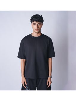 HOP HEAD - Black Cotton Blend Crew Neck T-Shirt
