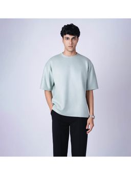 HOP HEAD - Blue Suede Crew Neck T-Shirt