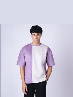HOP HEAD - Purple Suede Crew Neck T-Shirt