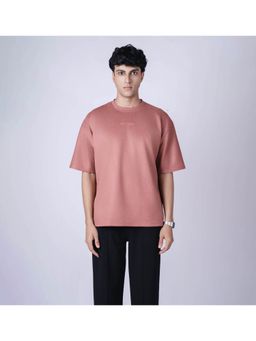HOP HEAD - Peach Suede Crew Neck T-Shirt