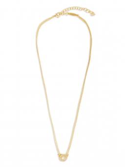 Ferragamo - Golden Crystal Gancini Necklace