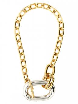 RABANNE - Golden Xl Link Necklace