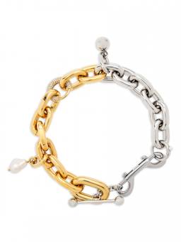 RABANNE - Golden Silver Xl Link Necklace