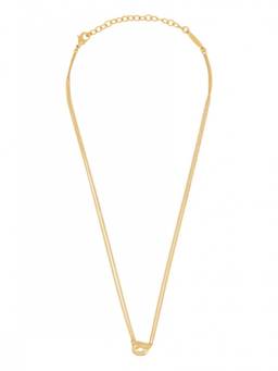 Ferragamo - Golden Logo Pendant Necklace