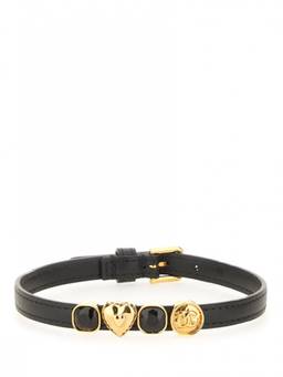 Dolce&Gabbana - Black Leather Choker Necklace