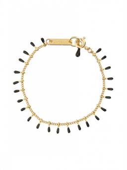 Isabel Marant - Black Embellished Chain Bracelet