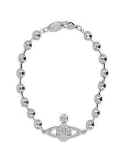 Vivienne Westwood - Silver Thames Beads Bracelet (XS)