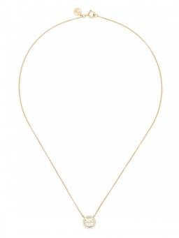 TORY BURCH - Golden Logo Pendant Necklace