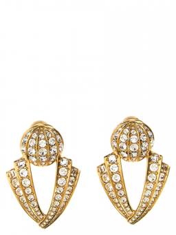 Valentino Garavani - Golden Crystal Earrings