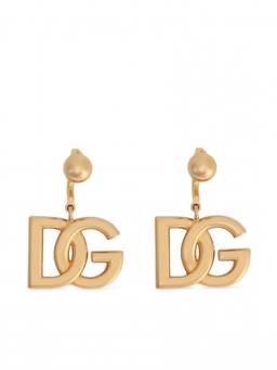 Dolce&Gabbana - Golden Dg Logo Earrings