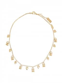 Chloe - Golden Padlock Charm Necklace