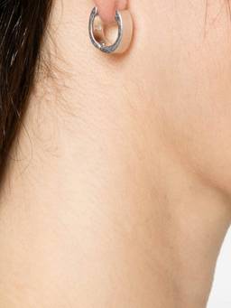 Toteme - Silver Huggies Earrings